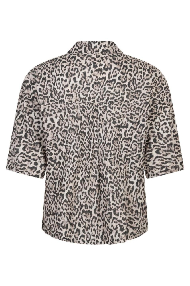 Red Button beige dames blouse | Achteraanzicht