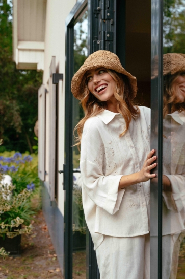 C&S The Label Blouse LAUREN BLOUSE 26ZXC10 OFFWHITE