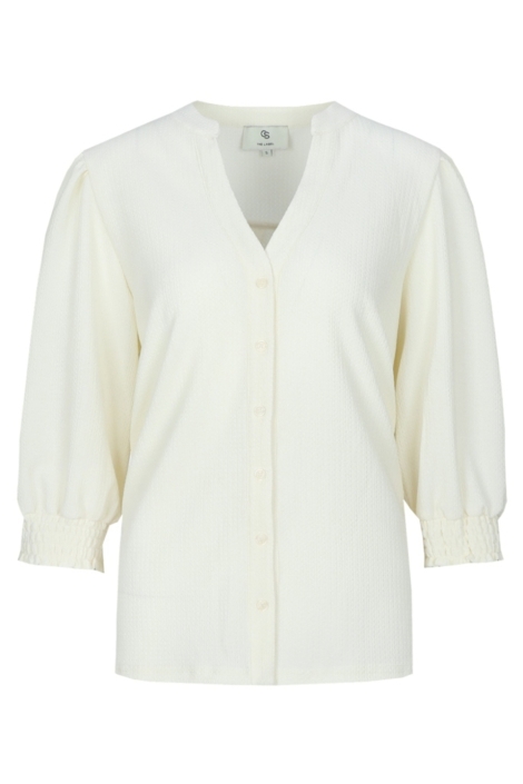 C&S The Label zand dames blouse | Vooraanzicht