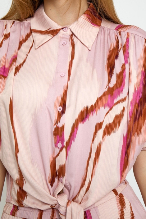 Minus multi color dames blouse | Close up