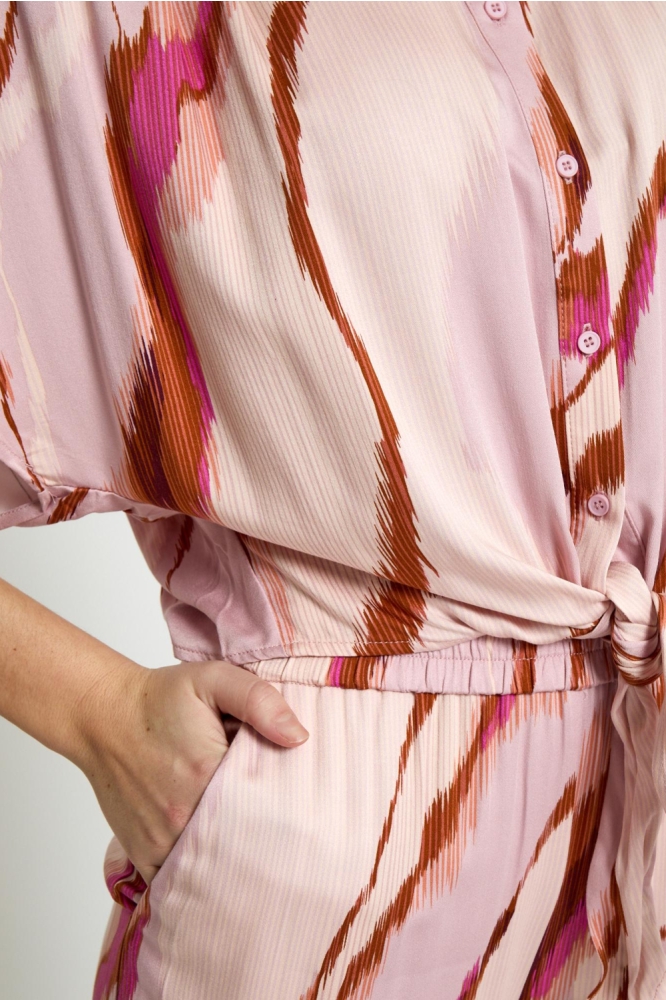 Minus multi color dames blouse | Close up