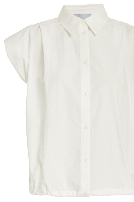 Minus ecru dames blouse | Close up