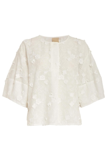 Peppercorn Blouse ODESSA BLOUSE PC8843 0001 WHITE