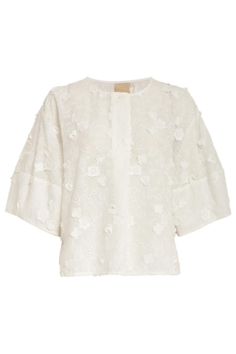 Peppercorn witte dames blouse | Vooraanzicht