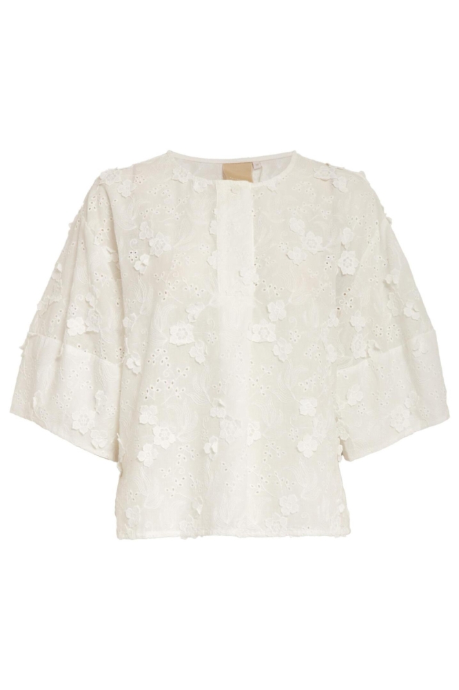 Peppercorn witte dames blouse | Vooraanzicht