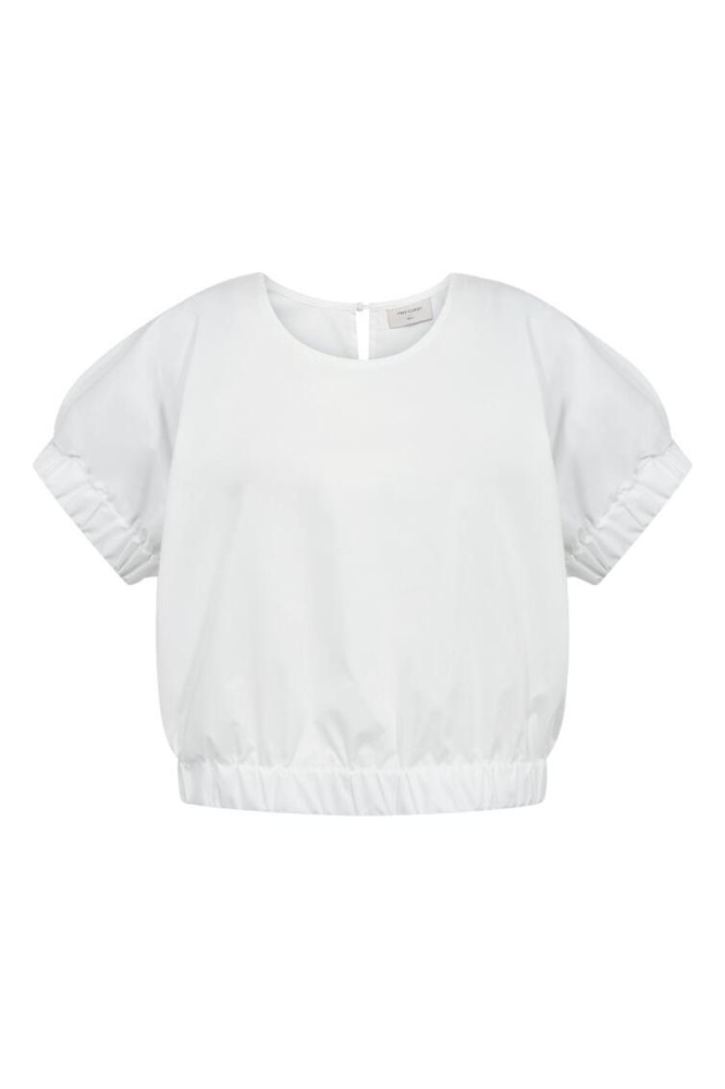 Freequent witte dames blouse | Vooraanzicht