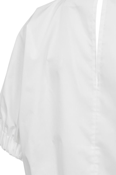 Freequent witte dames blouse | Close up