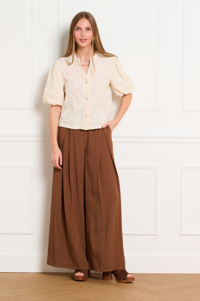 LolaLiza beige dames blouse | 