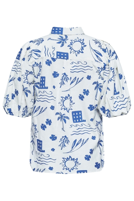 SisterS point witte dames blouse | Achteraanzicht