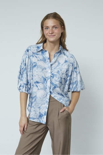 SisterS point Blouse ELLA SH72 19170 BLUE PAISLEY