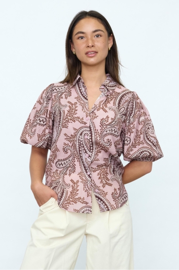 SisterS point Blouse ELLA SH85 19993 MAUVE PAISLEY