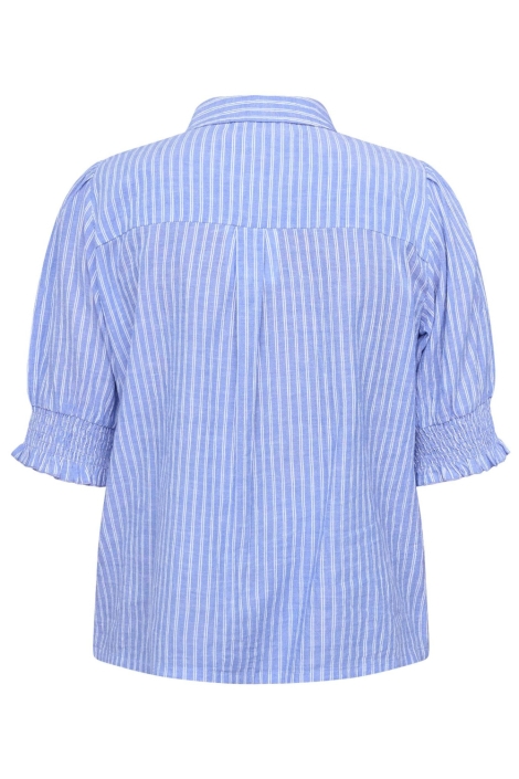 SisterS point blauwe dames blouse | Achteraanzicht