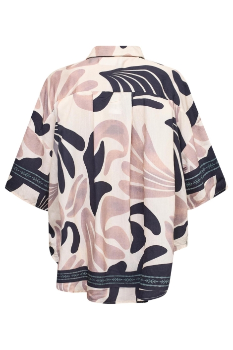 SisterS point beige dames blouse | Achteraanzicht