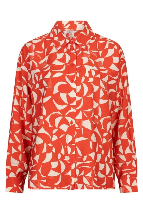 EsQualo rode dames blouse | Vooraanzicht