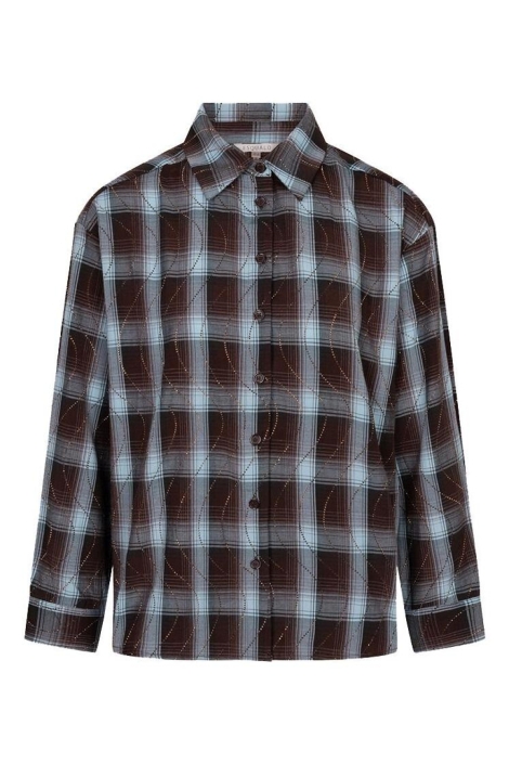 EsQualo zwarte dames blouse | Vooraanzicht
