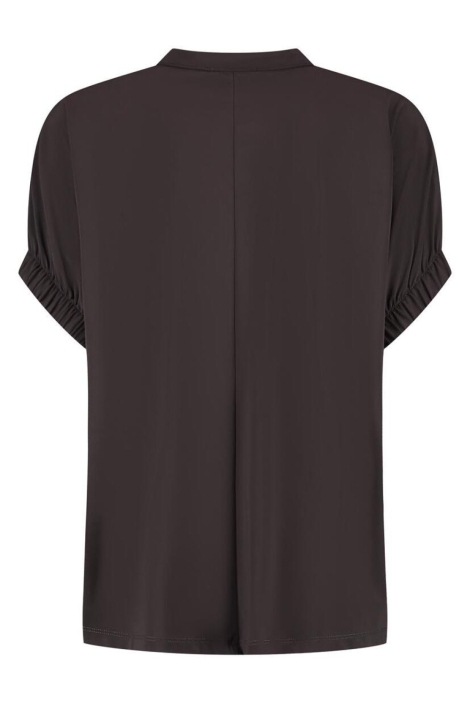 Lady Day bruine dames blouse | Achteraanzicht