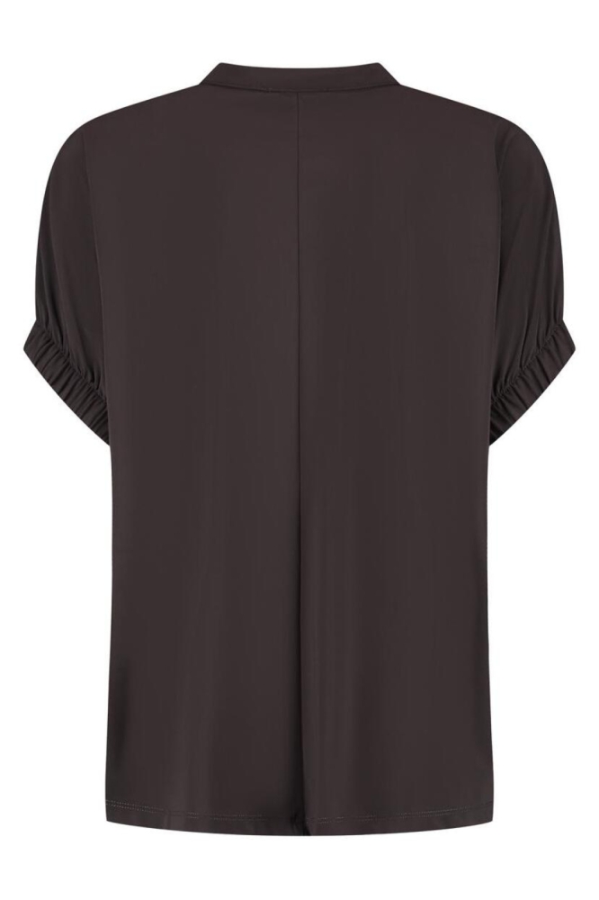 Lady Day bruine dames blouse | Achteraanzicht