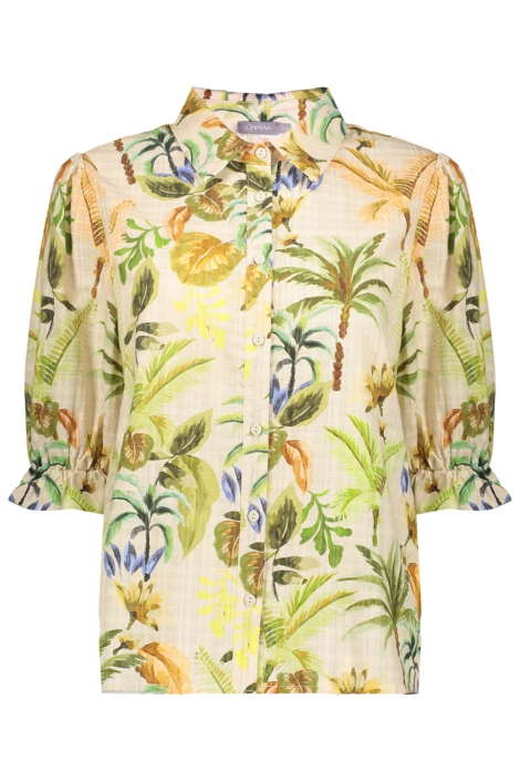 Geisha beige dames blouse | Vooraanzicht