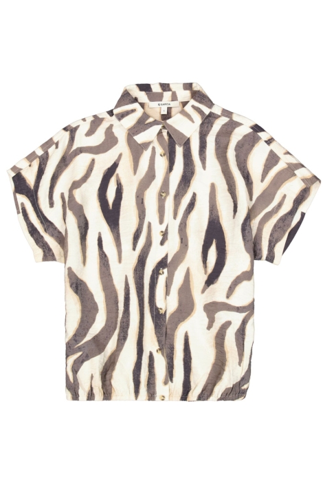 Garcia beige dames blouse | Vooraanzicht