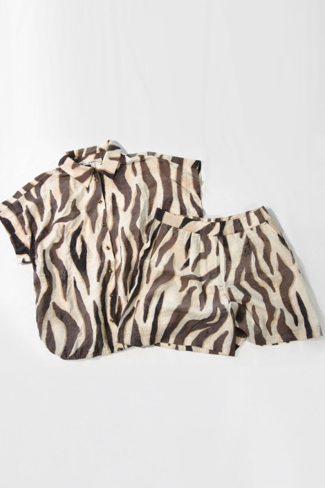 Garcia beige dames blouse | Unique Selling Point