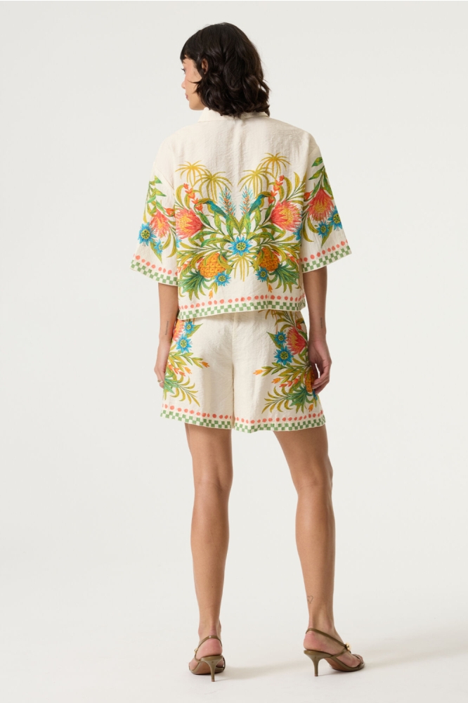 Garcia beige dames blouse | Model