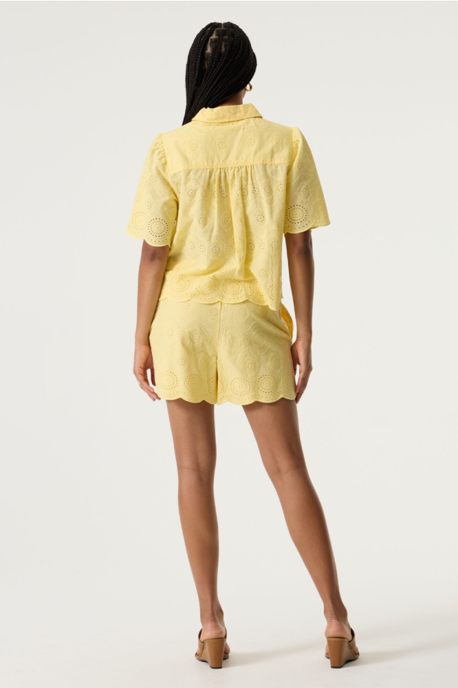 Garcia gele dames blouse | Model