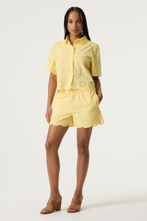 Garcia gele dames blouse | Model