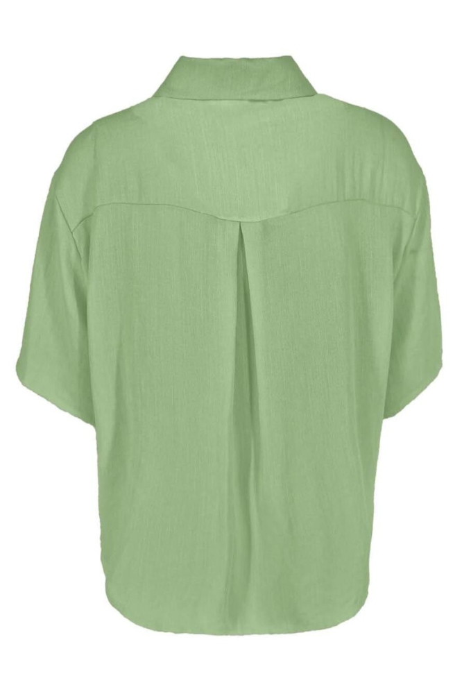 FOS Amsterdam groene dames blouse | Achteraanzicht