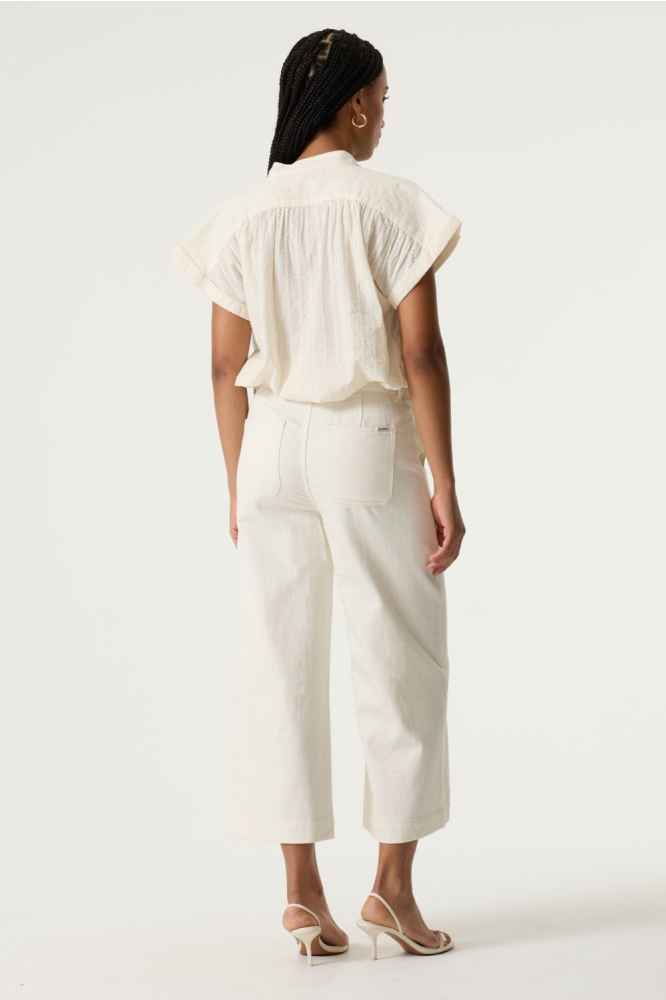 Garcia beige dames blouse | Model