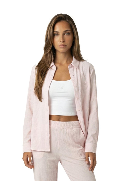 Malelions roze dames blouse | Model vooraanzicht