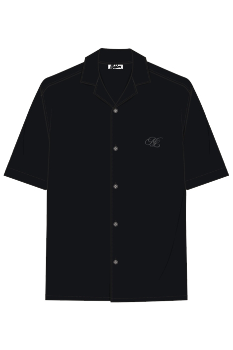 Malelions zwarte dames blouse | Vooraanzicht