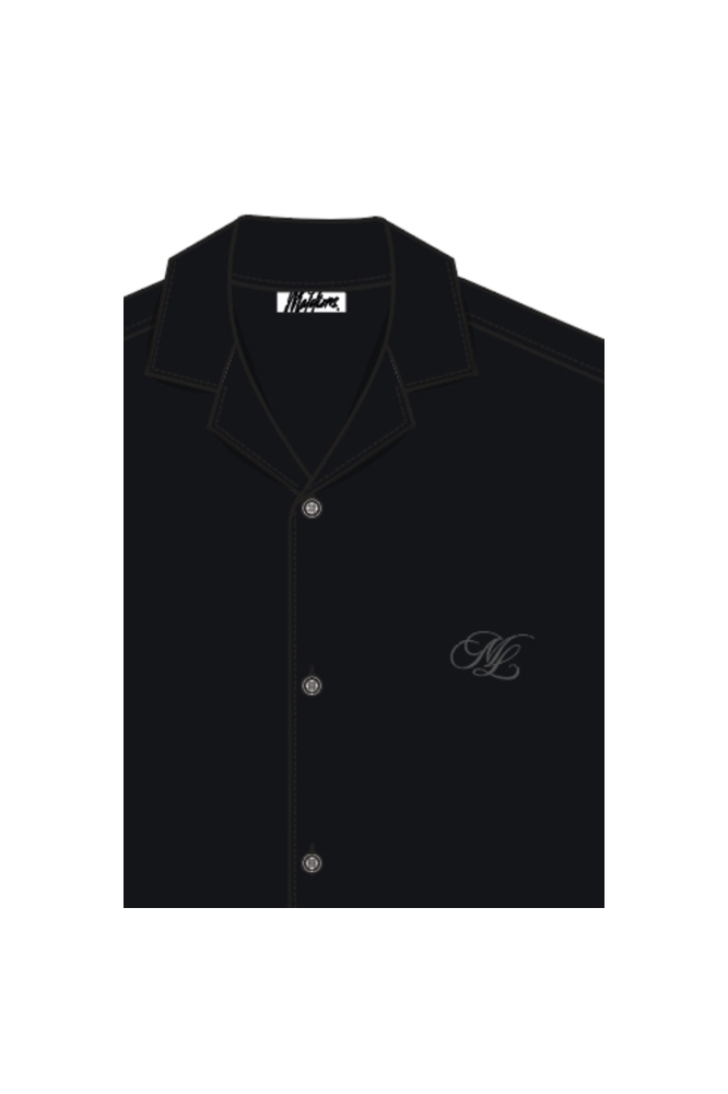Malelions zwarte dames blouse | Close up