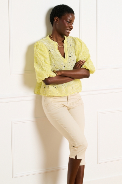 LolaLiza gele dames blouse | Model