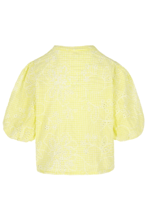 LolaLiza gele dames blouse | Achteraanzicht