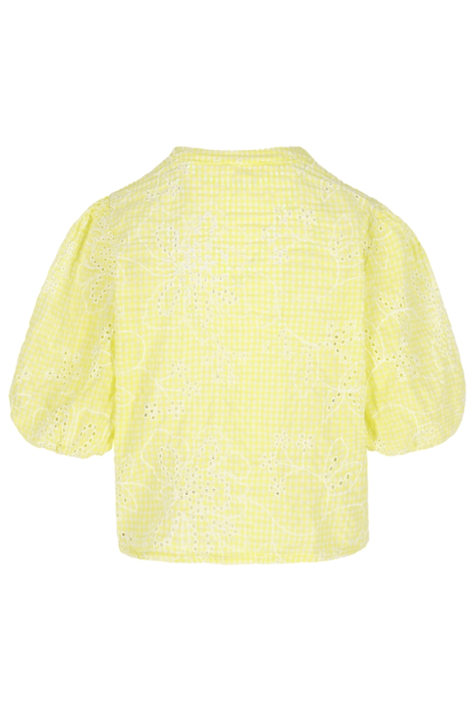 LolaLiza gele dames blouse | Achteraanzicht