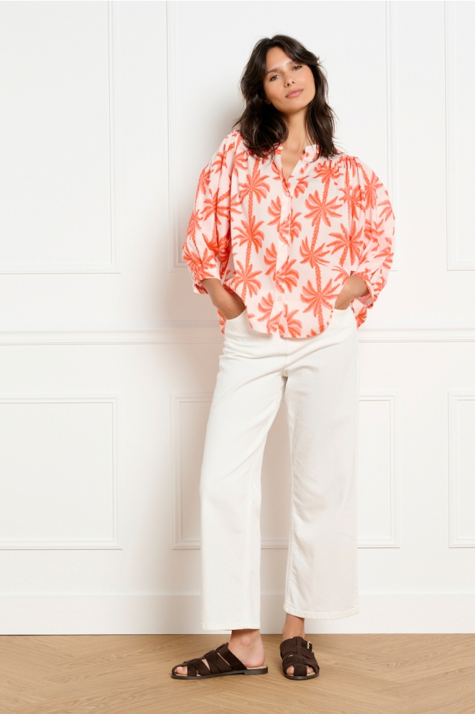 LolaLiza witte dames blouse | Model