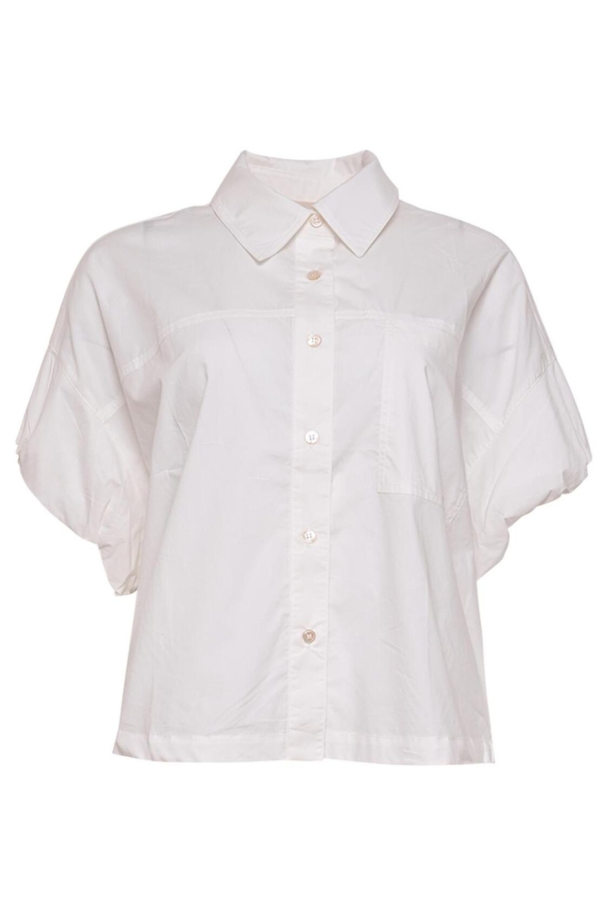 Maicazz ecru dames blouse | Vooraanzicht