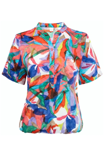 NED T-shirt LUCIE SS COLORED WATERCOLOUR 26S5 X1984 01 Colored