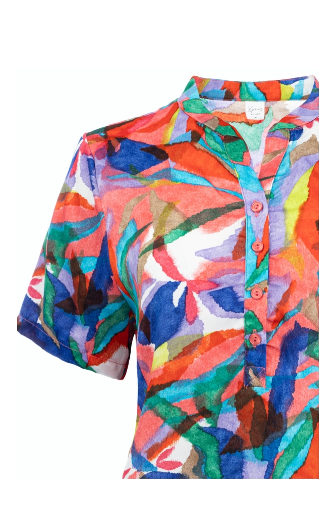NED multi color dames t-shirt | Close up