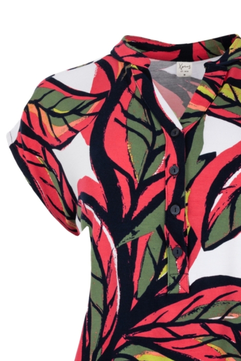 NED roze dames t-shirt | Close up