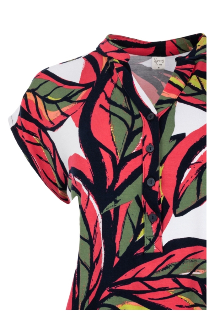 NED roze dames t-shirt | Close up