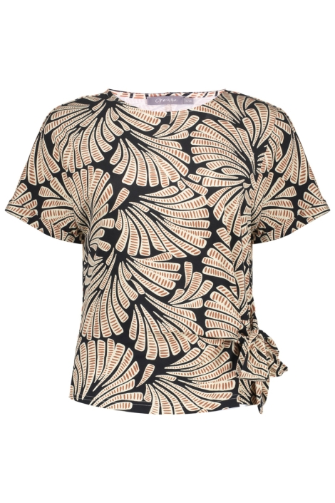 Geisha zwarte dames t-shirt | Vooraanzicht