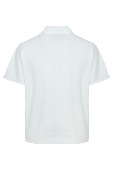 C&S The Label witte dames blouse | Achteraanzicht