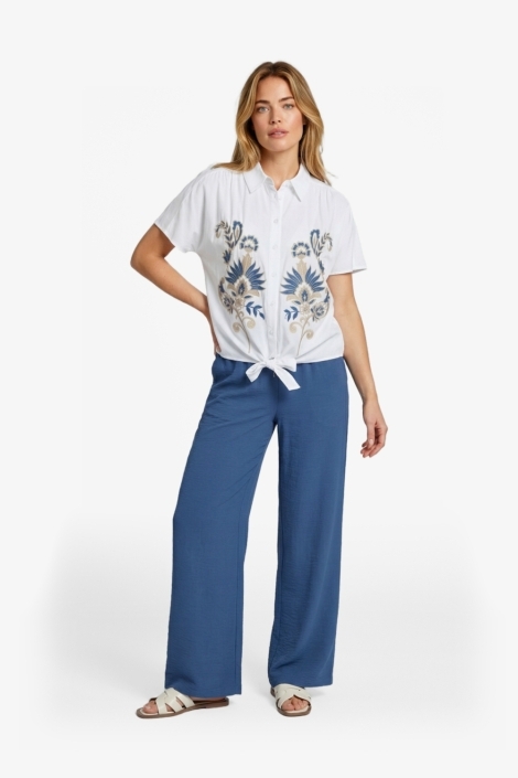 C&S The Label witte dames blouse | Model