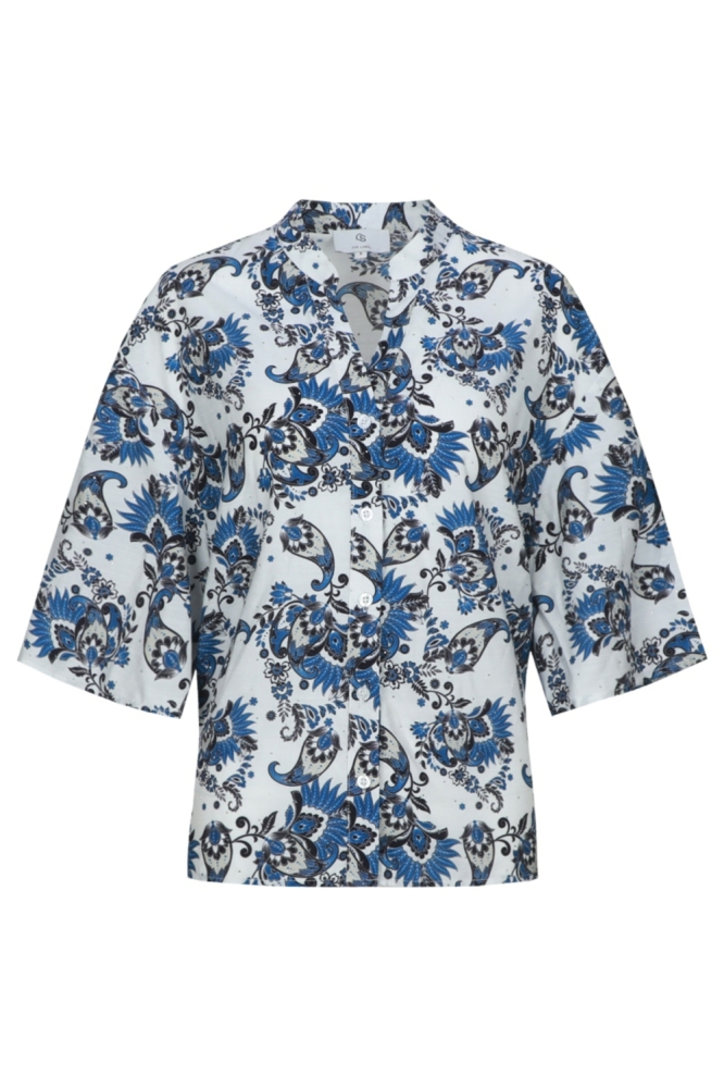 C&S The Label witte dames blouse | Vooraanzicht