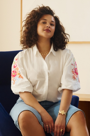 LolaLiza Blouse C MILOU 05703077 1019 Optical White