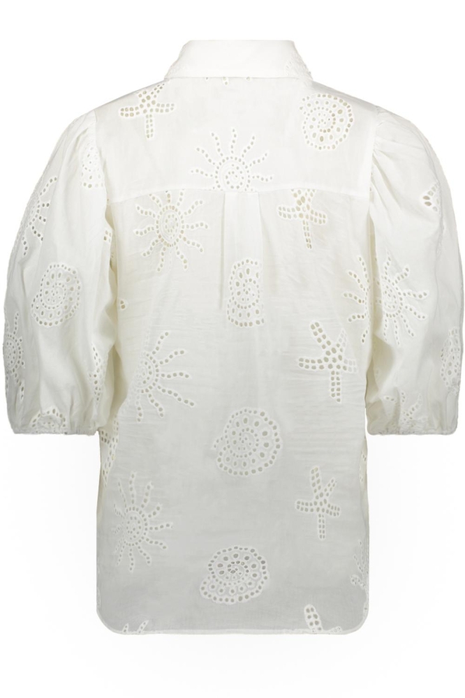 SisterS point witte dames blouse | Achteraanzicht