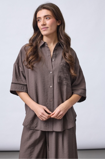 SisterS point Blouse ELLA N SH9 19859 D.Chocolate