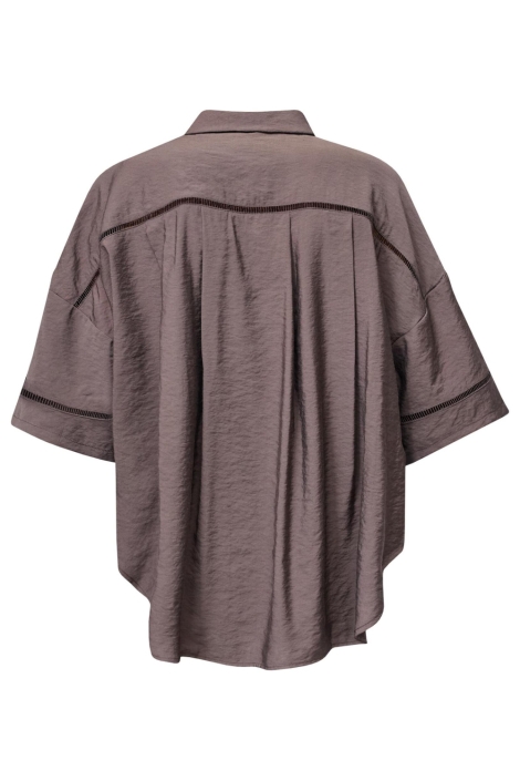 SisterS point bruine dames blouse | Achteraanzicht