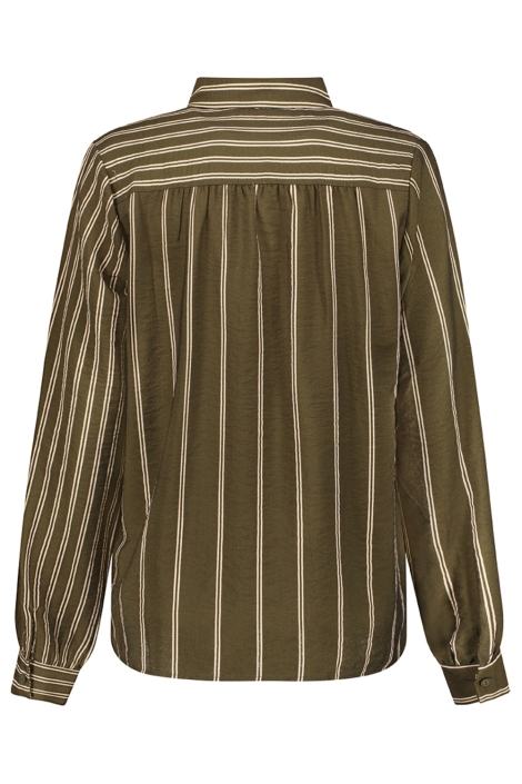 Geisha groene dames blouse | Achteraanzicht